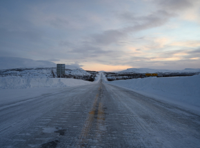 1-5 Eisstrasse im finnischen Lappland